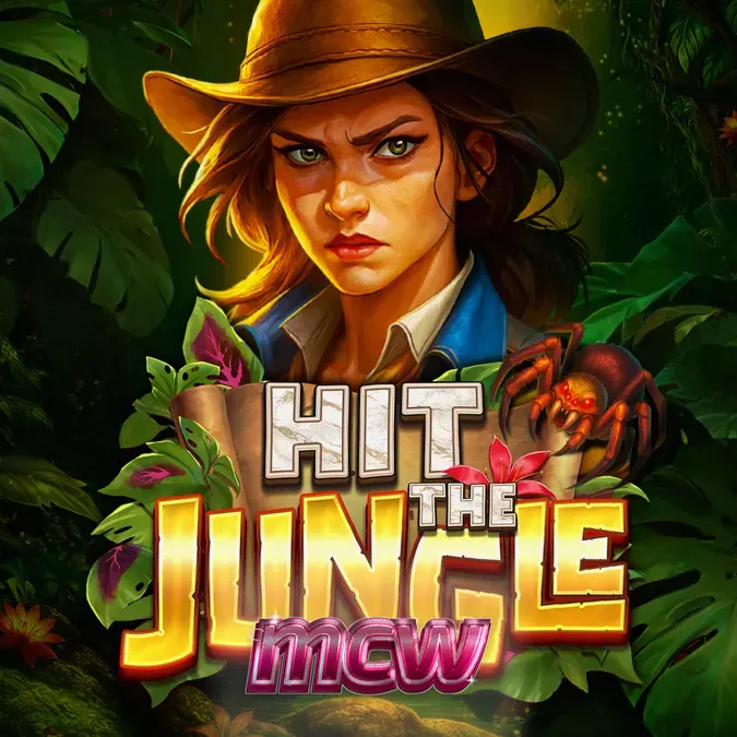 Hit the Jungle স্লট গেমের ইন্টারফেস এবং জঙ্গল থিম